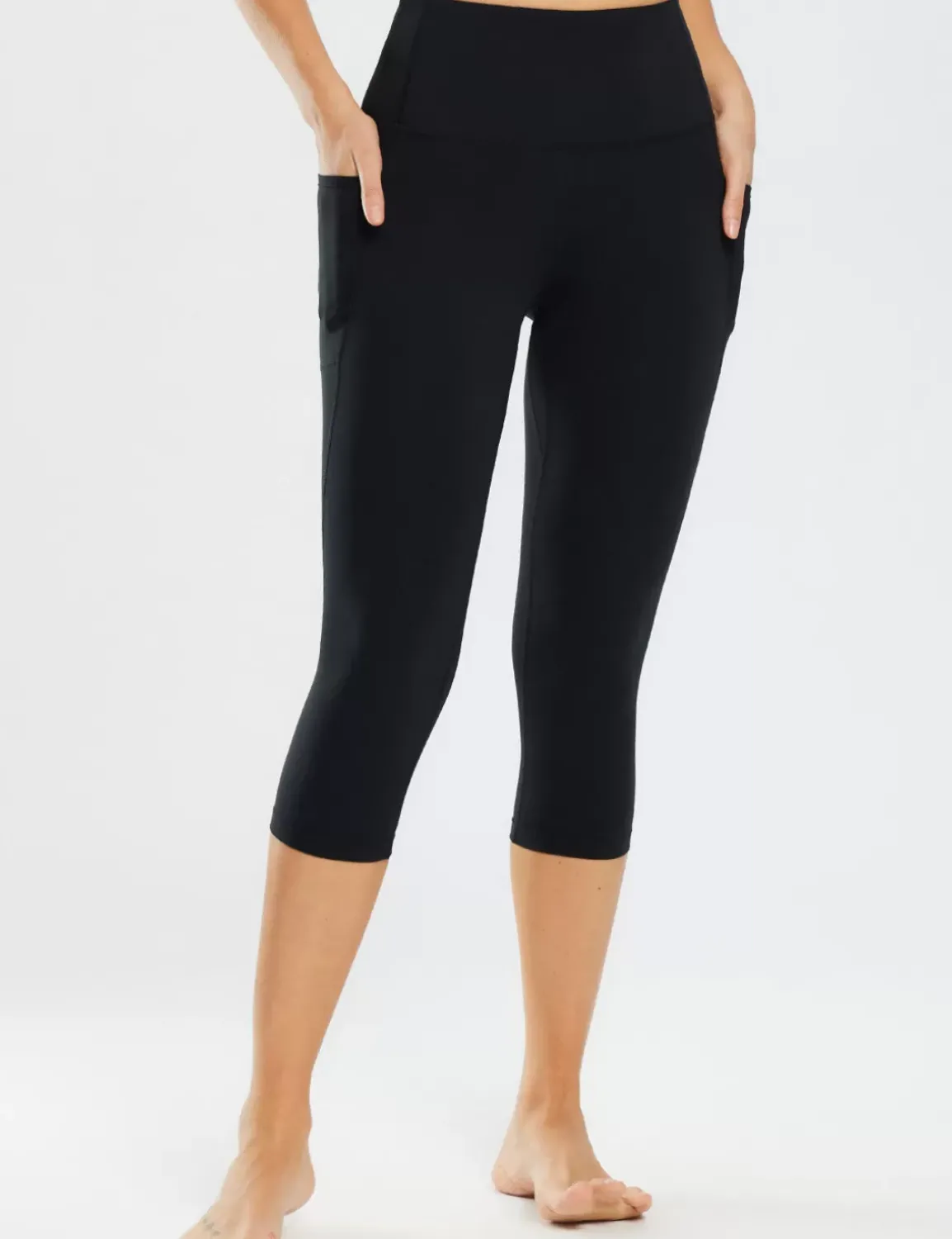 Baleaf Nuleaf High-Rise 19" Capris^Women Knee-Length