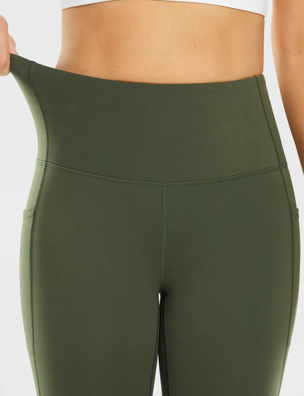 Baleaf Nuleaf High-Rise 19" Capris^Women Knee-Length