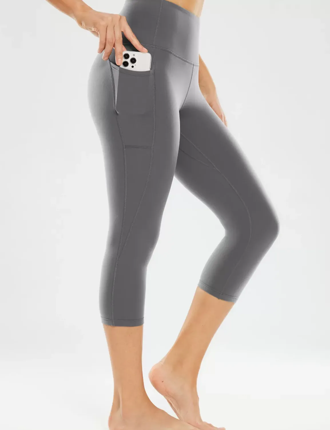 Baleaf Nuleaf High-Rise 19" Capris^Women Knee-Length