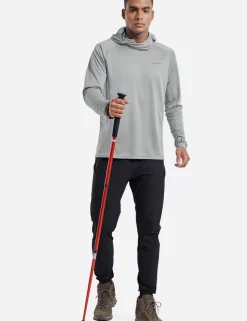 Baleaf Procool Upf50+ Neck Gaiter Sun Hoodie^Men Long-Sleeved Shirts