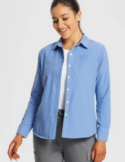 Baleaf Quick-Dry Upf 50+ Sun Shirts^Women Long-Sleeved