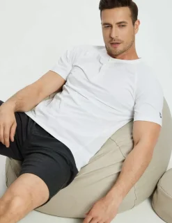 Baleaf Short-Sleeve Henley T-Shirt (Website Exclusive）^Men Short-Sleeved Shirts & Tank Tops