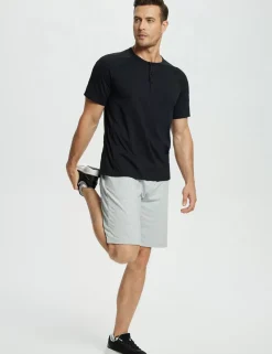 Baleaf Short-Sleeve Henley T-Shirt (Website Exclusive）^Men Short-Sleeved Shirts & Tank Tops