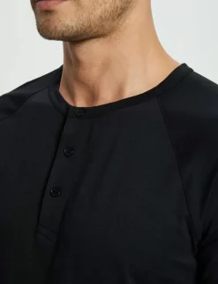 Baleaf Short-Sleeve Henley T-Shirt (Website Exclusive）^Men Short-Sleeved Shirts & Tank Tops