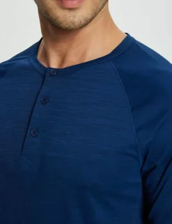 Baleaf Short-Sleeve Henley T-Shirt (Website Exclusive）^Men Short-Sleeved Shirts & Tank Tops