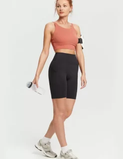 Baleaf Sustainable High Rise Shorts^Women Knee-Length