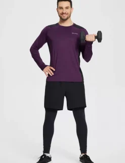 Baleaf Sustainable Long-Sleeve Baselayer^Men Long-Sleeved Shirts