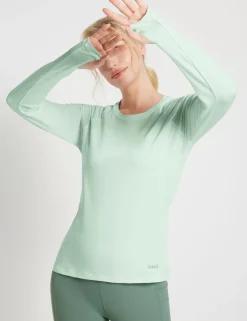 Baleaf Sustainable Thumbhole Mesh Baselayer^Women Long-Sleeved