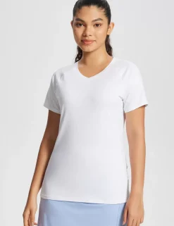 Baleaf Sustainable V Neck T-Shirts^Women Short-Sleeved & Tank Tops