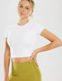 Baleaf Sweatleaf Crew Neck Crop Top^Women Short-Sleeved & Tank Tops