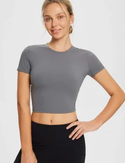 Baleaf Sweatleaf Crew Neck Crop Top^Women Short-Sleeved & Tank Tops