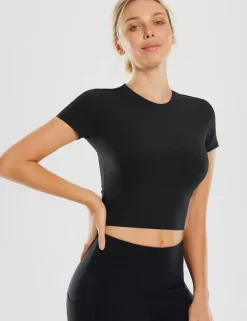 Baleaf Sweatleaf Crew Neck Crop Top^Women Short-Sleeved & Tank Tops