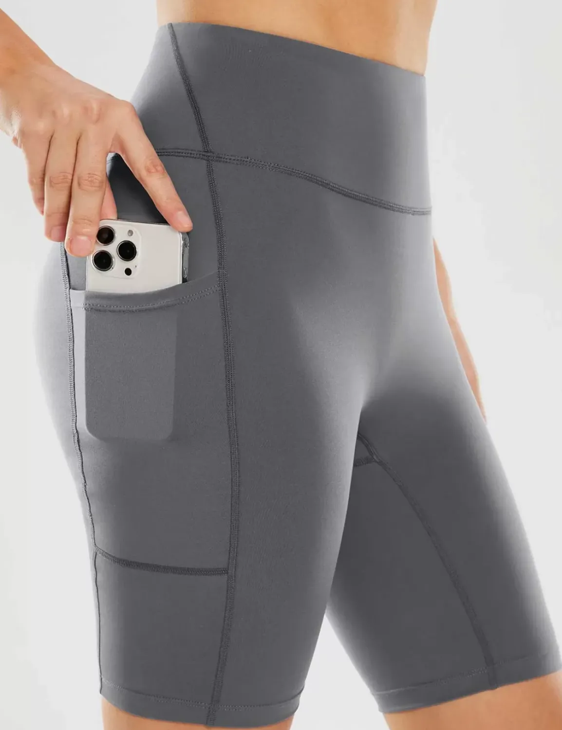 Baleaf Sweatleaf High-Rise Pocketed Shorts^Women Shorts & Underwear