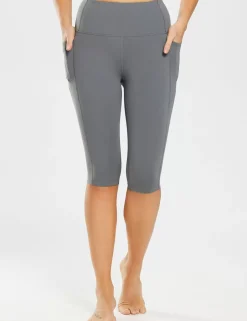 Baleaf Sweatleaf Knee-Length Pocketed Capris^Women Capris