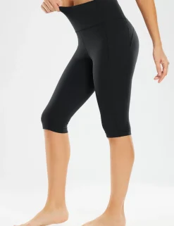 Baleaf Sweatleaf Knee-Length Pocketed Capris^Women Capris
