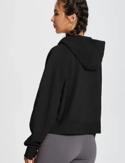 Baleaf Thermal Hooded Cropped Pullover^Women Long-Sleeved