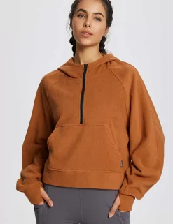 Baleaf Thermal Hooded Cropped Pullover^Women Long-Sleeved