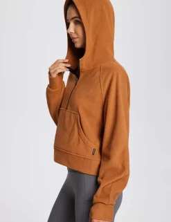 Baleaf Thermal Hooded Cropped Pullover^Women Long-Sleeved