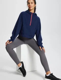 Baleaf Thermal Hooded Cropped Pullover^Women Fleece-Lined