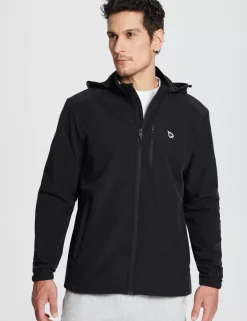 Baleaf Thermal Hooded Softshell Windbreaker^Men Jerseys & Track Jackets