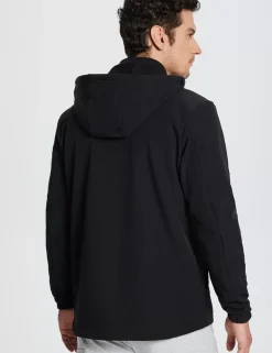 Baleaf Thermal Hooded Softshell Windbreaker^Men Jerseys & Track Jackets