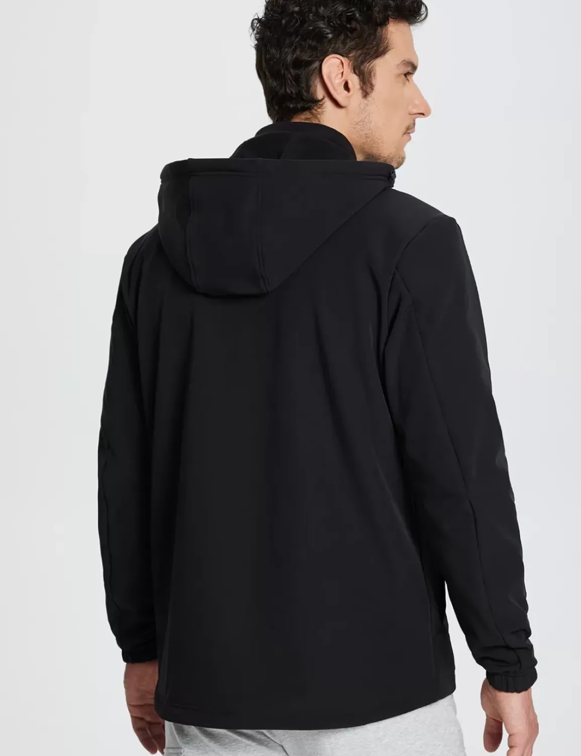 Baleaf Thermal Hooded Softshell Windbreaker^Men Jerseys & Track Jackets