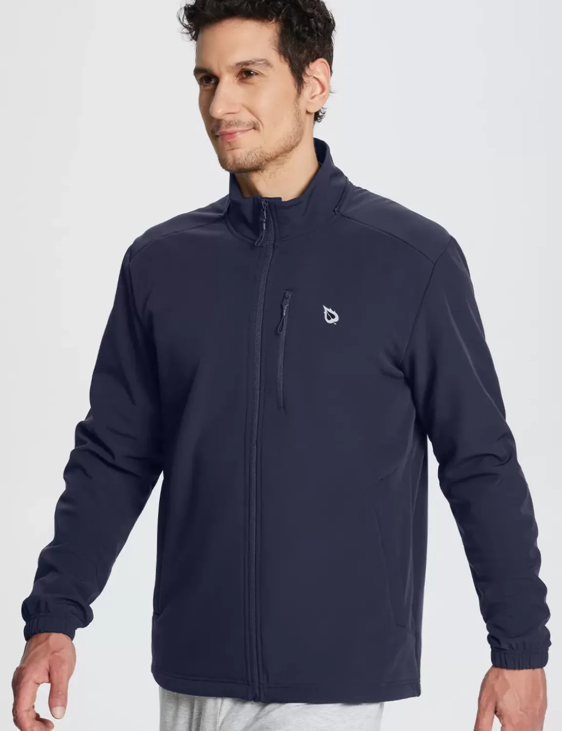 Baleaf Thermal Hooded Softshell Windbreaker^Men Jerseys & Track Jackets