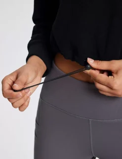 Baleaf Turtleneck Long-Sleeve Crop Pullover^Women Long-Sleeved