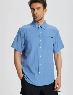 Baleaf Upf 50+ Lightweight Fishing Shirt^Men Short-Sleeved Shirts & Tank Tops