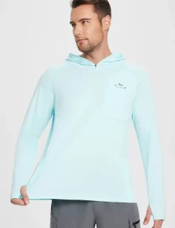 Baleaf Upf 50+ Long-Sleeve Fishing Hoodie^Men Long-Sleeved Shirts