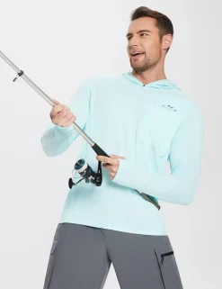 Baleaf Upf 50+ Long-Sleeve Fishing Hoodie^Men Long-Sleeved Shirts
