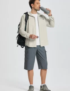 Baleaf Upf 50+ Long-Sleeve Sun Hoodie^Men Long-Sleeved Shirts