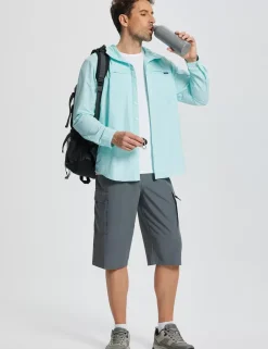 Baleaf Upf 50+ Long-Sleeve Sun Hoodie^Men Long-Sleeved Shirts