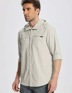 Baleaf Upf 50+ Long-Sleeve Sun Hoodie^Men Upf 50+