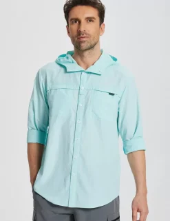 Baleaf Upf 50+ Long-Sleeve Sun Hoodie^Men Upf 50+