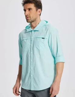 Baleaf Upf 50+ Long-Sleeve Sun Hoodie^Men Upf 50+