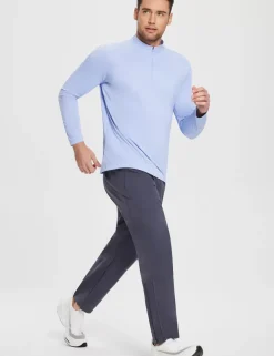 Baleaf Upf 50+ Quarter Zip Sun Shirts^Men Long-Sleeved Shirts