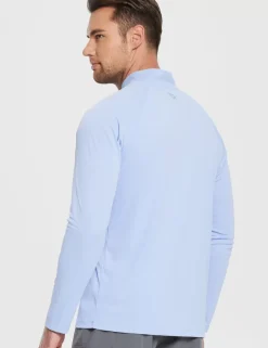 Baleaf Upf 50+ Quarter Zip Sun Shirts^Men Long-Sleeved Shirts