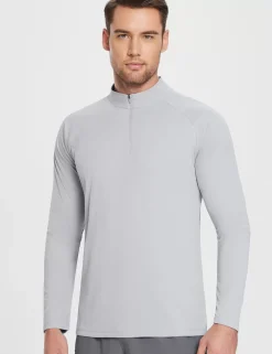 Baleaf Upf 50+ Quarter Zip Sun Shirts^Men Upf 50+