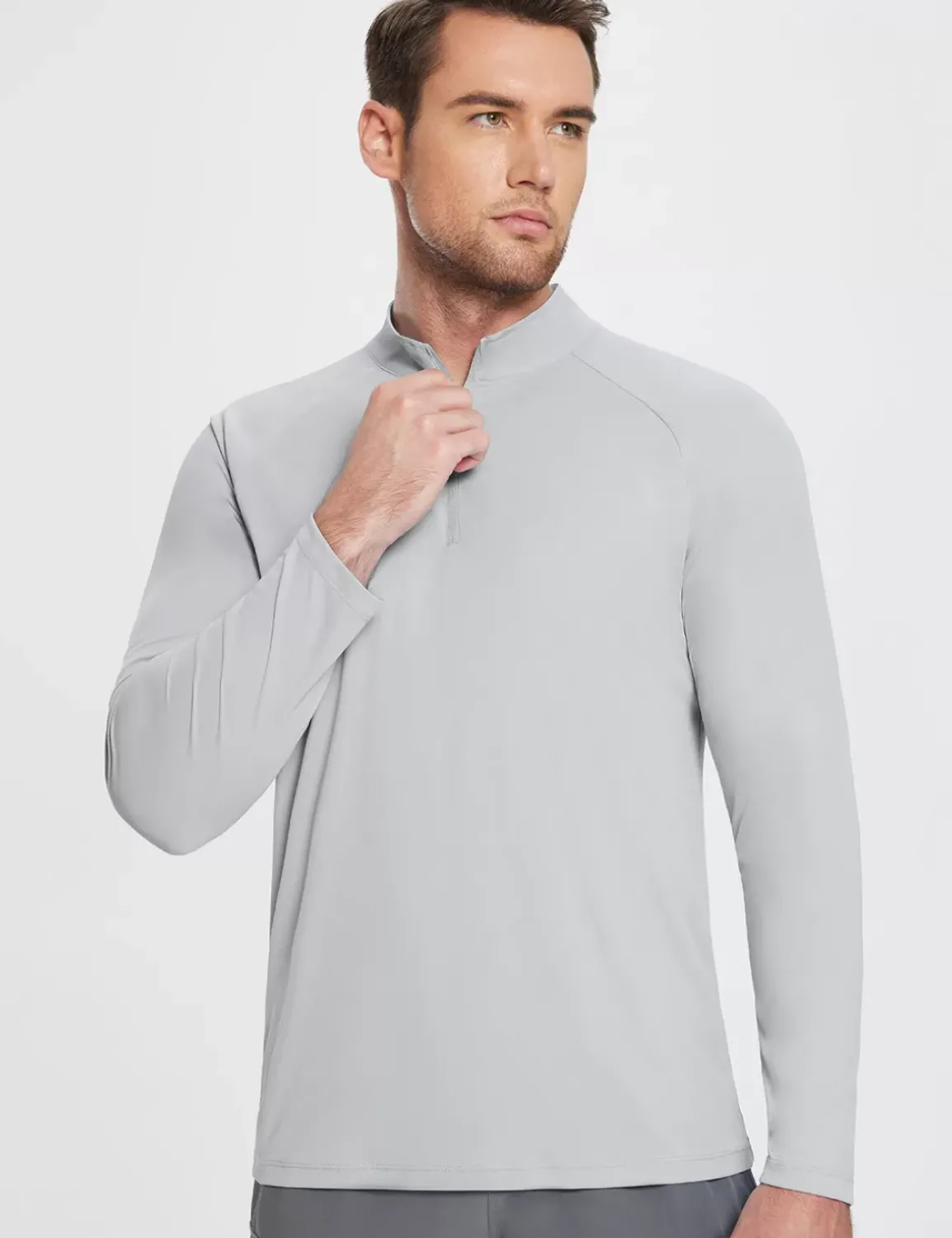 Baleaf Upf 50+ Quarter Zip Sun Shirts^Men Upf 50+