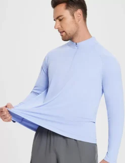 Baleaf Upf 50+ Quarter Zip Sun Shirts^Men Upf 50+