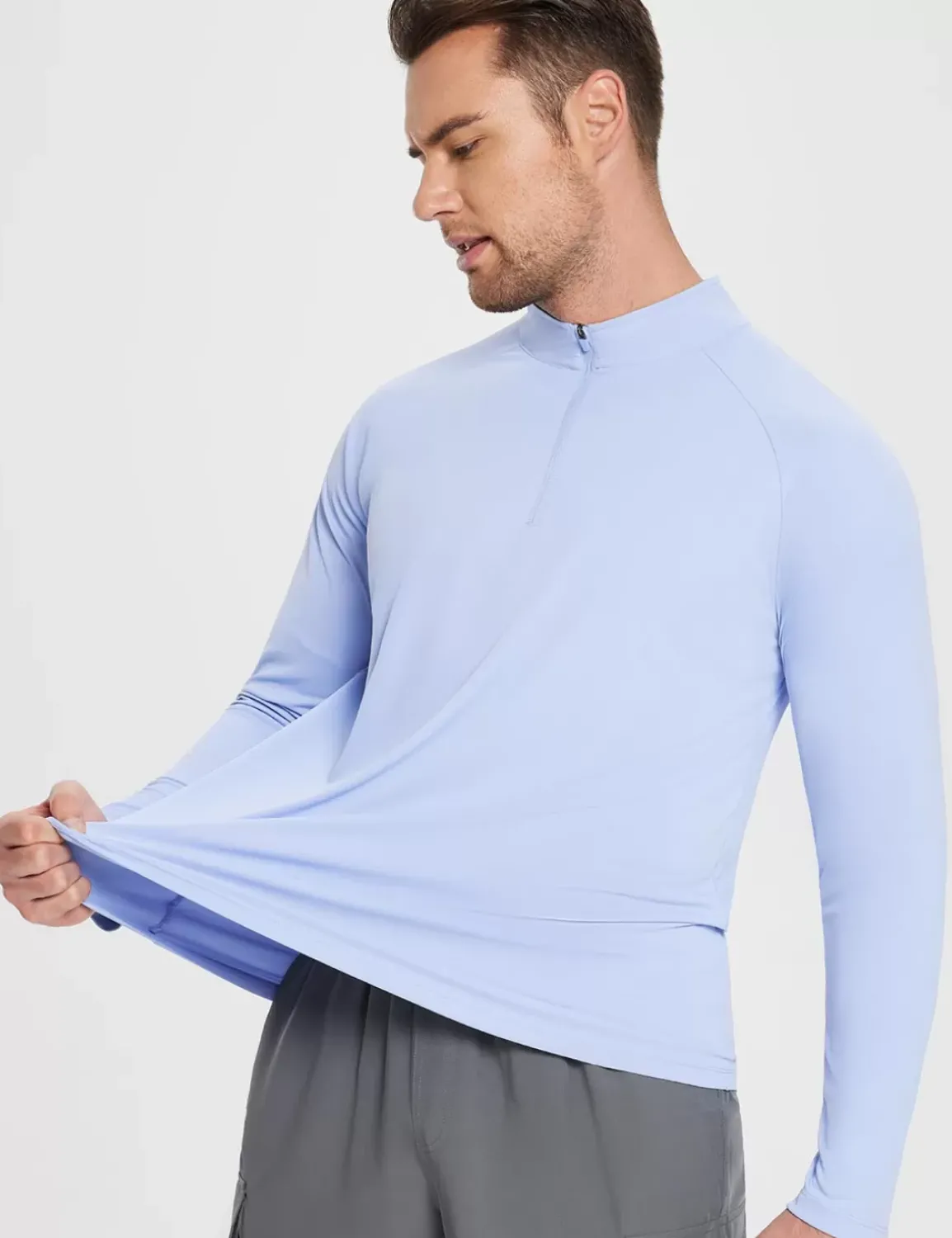 Baleaf Upf 50+ Quarter Zip Sun Shirts^Men Upf 50+