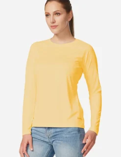 Baleaf Upf50+ Crew Neck Sun Shirt^Women Upf50+