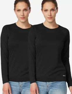 Baleaf Upf50+ Crew Neck Sun Shirt (2 Pack)^Women Upf50+