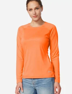 Baleaf Upf50+ Crew Neck Sun Shirt^Women Long-Sleeved