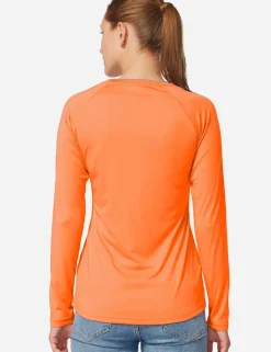 Baleaf Upf50+ Crew Neck Sun Shirt^Women Long-Sleeved