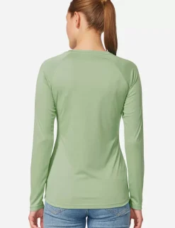 Baleaf Upf50+ Crew Neck Sun Shirt^Women Long-Sleeved
