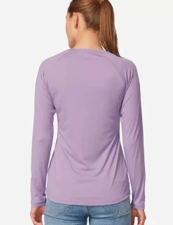 Baleaf Upf50+ Crew Neck Sun Shirt^Women Long-Sleeved