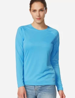 Baleaf Upf50+ Crew Neck Sun Shirt^Women Long-Sleeved