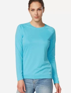 Baleaf Upf50+ Crew Neck Sun Shirt^Women Long-Sleeved